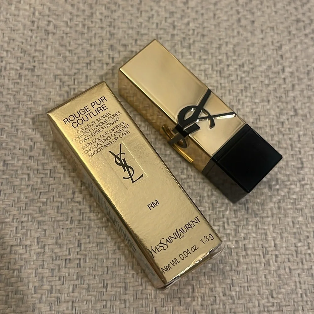🆕 YSL Rouge Pur Couture Lipstick in Rouge Muse - Picture 2 of 4